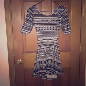NWOT Patterned Mini Dress